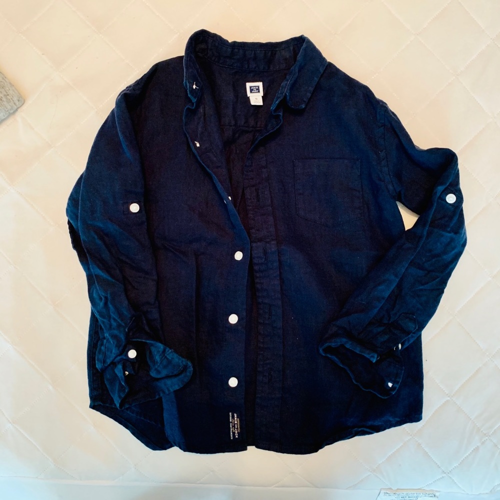 Boys button down Janie and Jack